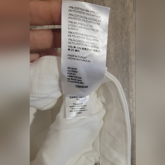 Free People White Montana Skinny Jeans SZ 29 NWOT - Picture 6 of 7